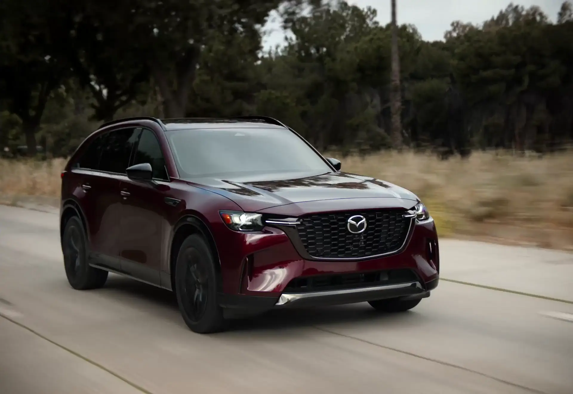 2027 Mazda CX-90 driving | Sentry West Mazda in Shrewsbury MA