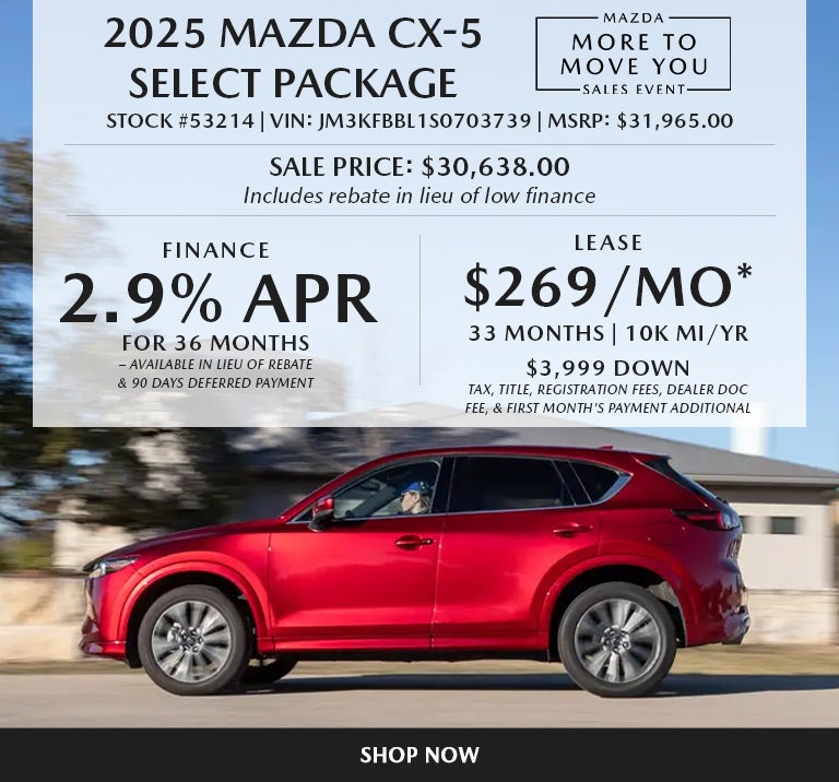 2025 CX-5 Select 