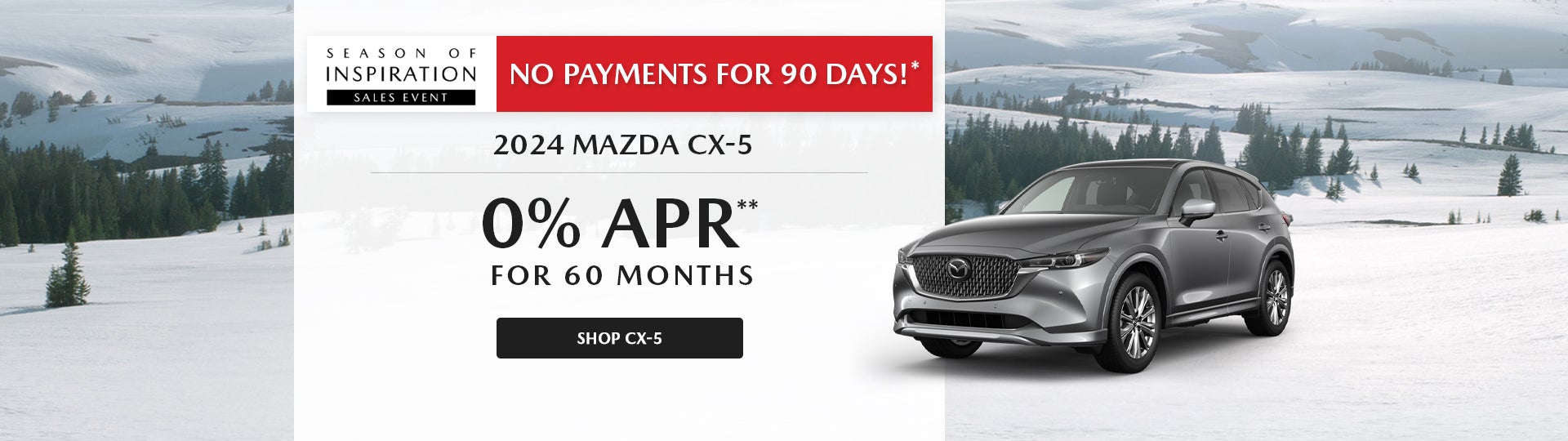 2024 Mazda CX-5 0% APR
