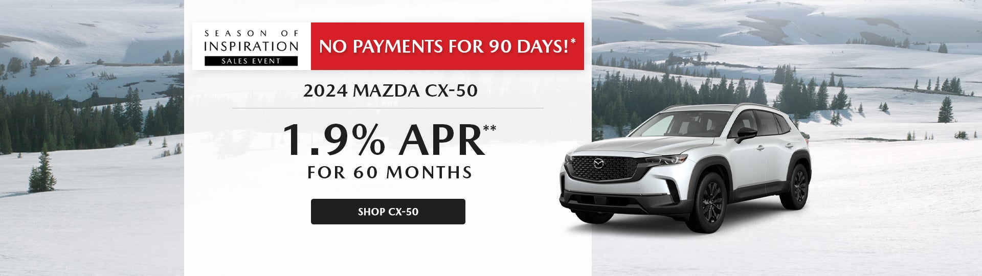2024 Mazda CX-50 0% APR