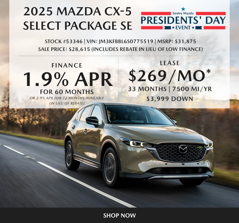2025 Mazda CX-5 Select Package SE