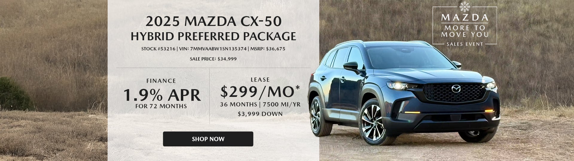 2025 Mazda CX-50 Hybrid PREFERRED