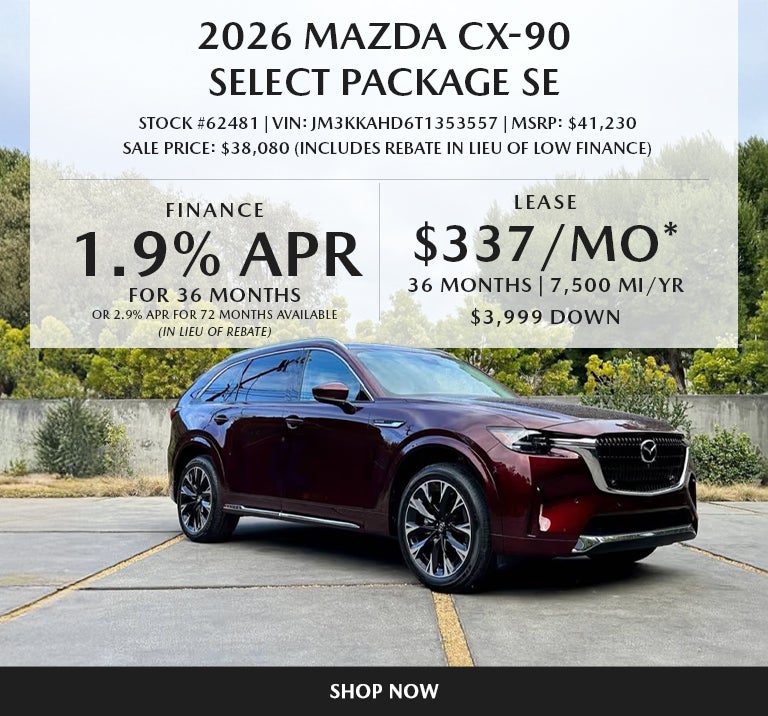 2026 Mazda CX-90 Select Package SE